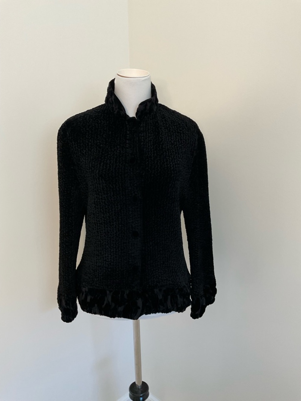 Draper’s & Damon’s Black Textured Petite Jacket